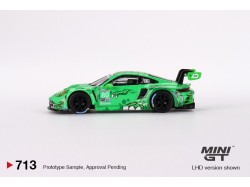 PORSCHE 911 (992) GT3 R n.80 GTD AO RACING SEBRING 12 HRS 2023 - zelená - 1:64 - Mini GT