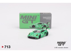 PORSCHE 911 (992) GT3 R n.80 GTD AO RACING SEBRING 12 HRS 2023 - GREEN - 1:64 - Mini GT