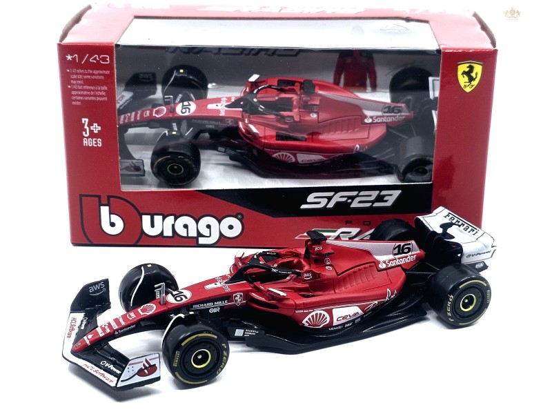 F1 SF-23 TEAM SCUDERIA FERRARI N 16 SEASON 2023  1:43 Bburago