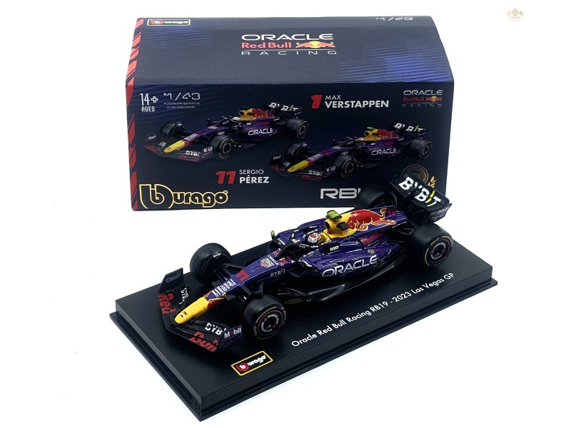 F1 RB19 TEAM ORACLE RED BULL RACING - Nr.11 2023 - SERGIO PEREZ - Bburago- PC box