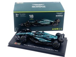 copy of F1 -ASTON MARTIN  AMR23 TEAM ARAMCO COGNIZANT N 18 SEASON 2023 - 1:43 Bburago - PC box