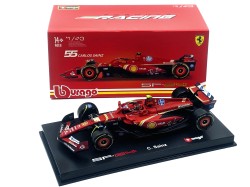 F1 SF-24 TEAM SCUDERIA FERRARI no.55  SEASON 2024  1:43 Bburago