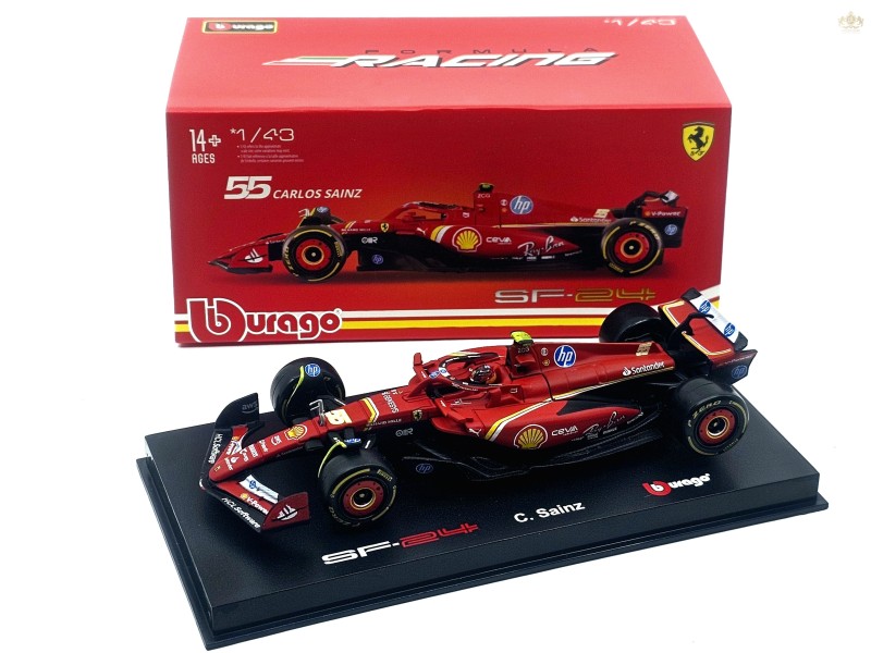 F1 SF-24 TEAM SCUDERIA FERRARI no.55  SEASON 2024  1:43 Bburago