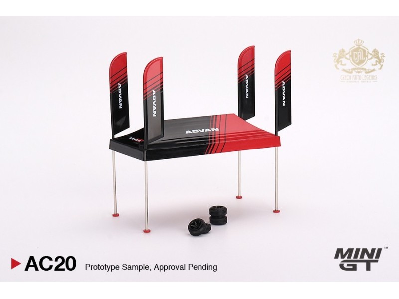 PADDOCK SERVICE TENT SET 2023 - 1:64 - Mini GT