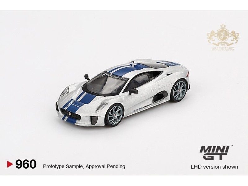 Jaguar C-X75 - silver - 1:64 - Mini GT