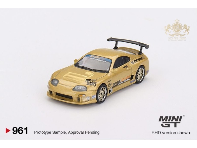 Toyota Supra (A80) Top Secret GT-300 - gold - 1:64 - Mini GT