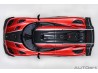 Koenigsegg One:1 1:64 apple red/carbon fiber/silver stripes - AUTOart