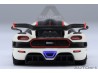 Koenigsegg One:1 1:64 pebble white/carbon black/red accents - AUTOart