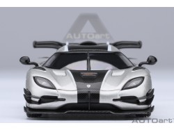 Koenigsegg One:1 1:64 šedá, černá, oranžové pruhy - AUTOart