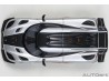 Koenigsegg One:1 1:64 moon grey/carbon black/orange accents - AUTOart