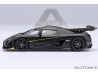 Koenigsegg One:1 1:64 clear carbon fiber/gold stripes - AUTOart