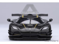 Koenigsegg One:1 1:64 černá, zlaté pruhy - AUTOart