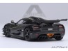 Koenigsegg One:1 1:64 clear carbon fiber/gold stripes - AUTOart