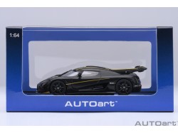 Koenigsegg One:1 1:64 clear carbon fiber/gold stripes - AUTOart