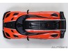 Koenigsegg One:1 1:64 lava orange/carbon fiber/silver stripes - AUTOart