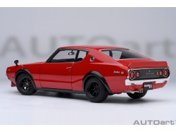 Nissan Skyline 2000 GT-R 1973 (KPGC110) tuned version 1:18 červená - AUTOart