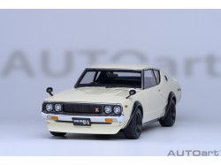 Nissan Skyline 2000 GT-R 1973 (KPGC110) tuned version 1:18 (white) - AUTOart