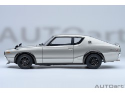 Nissan Skyline 2000 GT-R 1973 (KPGC110) tuned version 1:18 (silver) - AUTOart