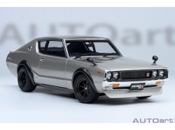 Nissan Skyline 2000 GT-R 1973 (KPGC110) tuned version 1:18 (silver) - AUTOart