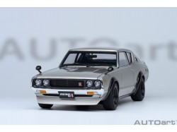 Nissan Skyline 2000 GT-R 1973 (KPGC110) tuned version 1:18 (silver) - AUTOart