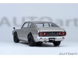 Nissan Skyline 2000 GT-R 1973 (KPGC110) tuned version 1:18 (silver) - AUTOart