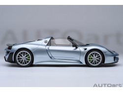 Porsche 918 Spyder 2013 blue WEISSACH PACKAGE 1:18 modrá - AUTOart
