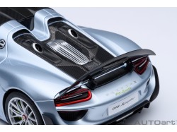 Porsche 918 Spyder 2013 blue WEISSACH PACKAGE 1:18 modrá - AUTOart