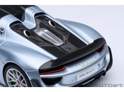 Porsche 918 Spyder 2013 blue WEISSACH PACKAGE 1:18 modrá - AUTOart