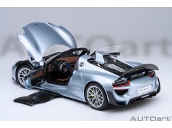 Porsche 918 Spyder 2013 blue WEISSACH PACKAGE 1:18 modrá - AUTOart