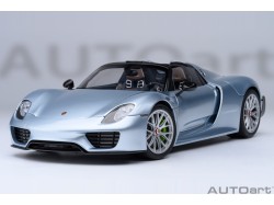 Porsche 918 Spyder 2013 blue WEISSACH PACKAGE 1:18 modrá - AUTOart