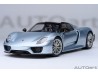 Porsche 918 Spyder 2013 blue WEISSACH PACKAGE 1:18 (liquid metal chrome blue) - AUTOart