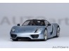 Porsche 918 Spyder 2013 blue WEISSACH PACKAGE 1:18 (liquid metal chrome blue) - AUTOart