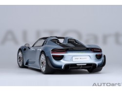 Porsche 918 Spyder 2013 blue WEISSACH PACKAGE 1:18 modrá - AUTOart