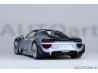 Porsche 918 Spyder 2013 blue WEISSACH PACKAGE 1:18 (liquid metal chrome blue) - AUTOart