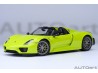 Porsche 918 Spyder 2013 green WEISSACH PACKAGE 1:18 (acid green) - AUTOart