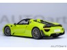 Porsche 918 Spyder 2013 green WEISSACH PACKAGE 1:18 (acid green) - AUTOart