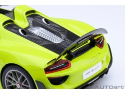 Porsche 918 Spyder 2013 green WEISSACH PACKAGE 1:18 zelená - AUTOart