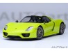 Porsche 918 Spyder 2013 green WEISSACH PACKAGE 1:18 zelená - AUTOart