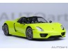 Porsche 918 Spyder 2013 green WEISSACH PACKAGE 1:18 (acid green) - AUTOart