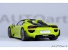 Porsche 918 Spyder 2013 green WEISSACH PACKAGE 1:18 (acid green) - AUTOart