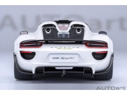 Porsche 918 Spyder 2013 1:18 white WEISSACH PACKAGE bílá - AUTOart