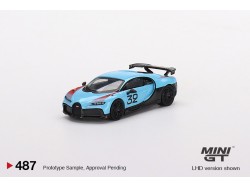 Bugatti Chiron Pur Sport  - modrá - 1:64 - Mini GT