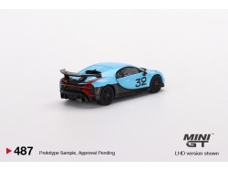 Bugatti Chiron Pur Sport  - modrá - 1:64 - Mini GT