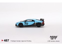 Bugatti Chiron Pur Sport  - modrá - 1:64 - Mini GT