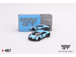 Bugatti Chiron Pur Sport  - modrá - 1:64 - Mini GT