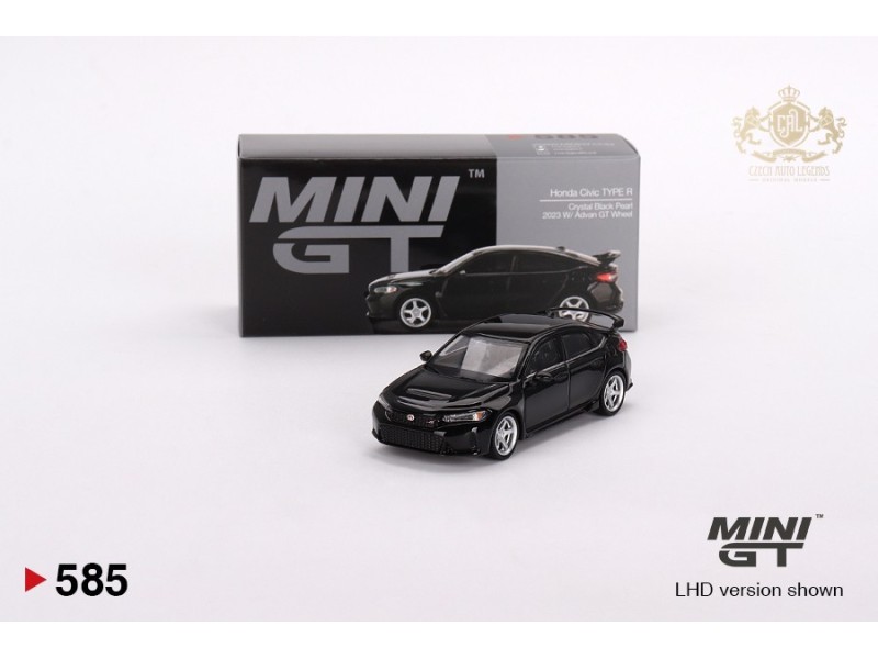 Honda Civic Type R 2023 W/ Advan GT Wheel - black pearl -1:64 - Mini G