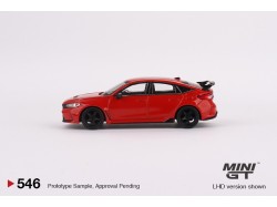 Honda Civic Type R Rallye Red 2023 W/ Advan GT Wheel - 1:64 - Mini GT