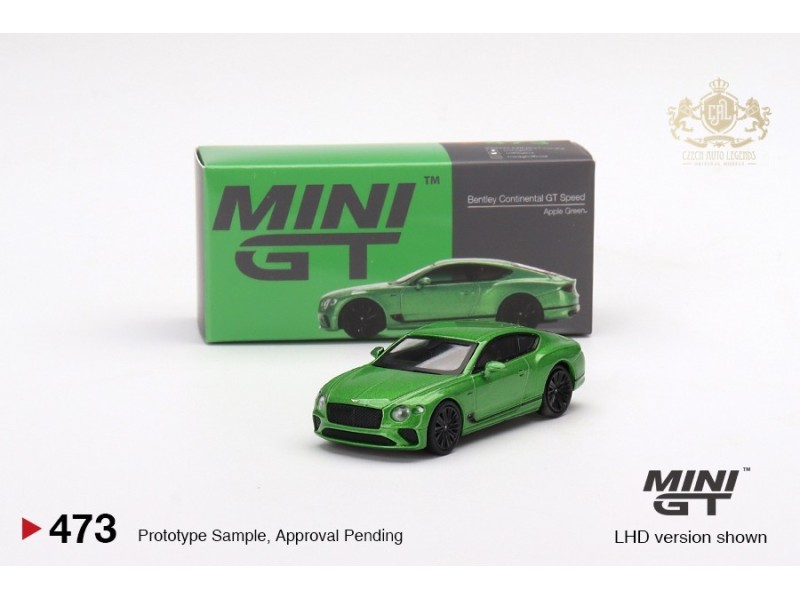 Bentley Continental GT Speed 2022 - zelená - 1:64 - Mini GT