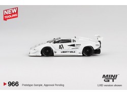 Lamborghini Countach LB-Works Tokyo Autosalon - bílá  - 1:64 - Mini GT