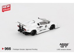 Lamborghini Countach LB-Works Tokyo Autosalon - bílá  - 1:64 - Mini GT